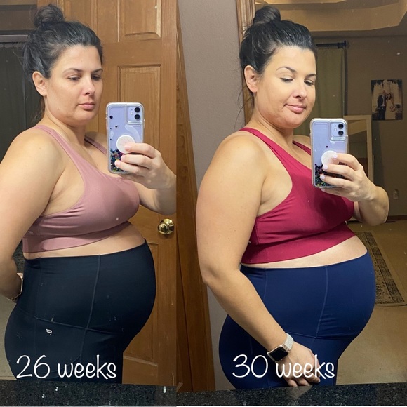 Fabletics PureLuxe High-Waisted Maternity 7/8 Legging - 2 pairs - Picture 4 of 4